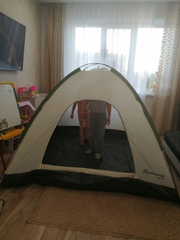 Палатка 3-местная Outventure Dome 3, отзывы покупателей, фото 2