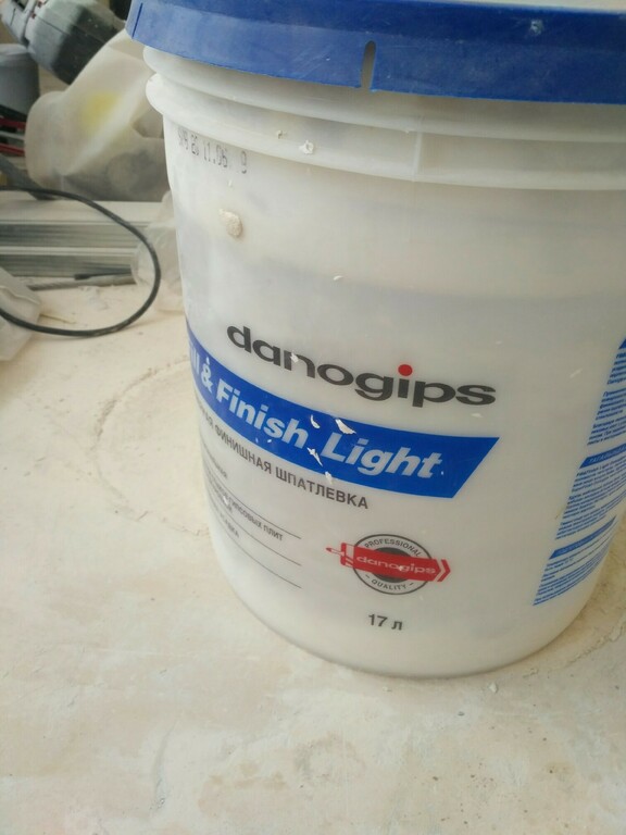 Danogips fill finish