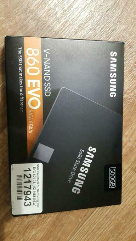 Накопитель SSD Samsung MZ-76E500BW 500Гб 2.5
