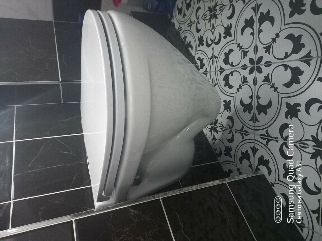 Унитаз подвесной Sanita Luxe Аттика с сиденьем дюропласт микролифт (WC ...
