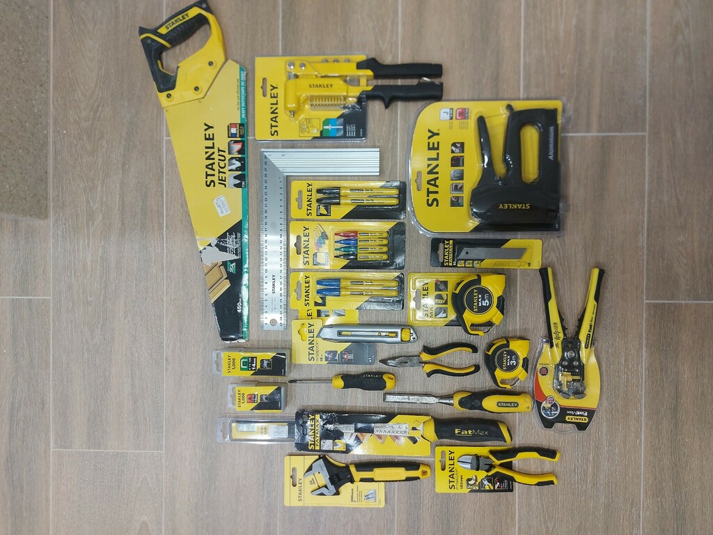 Маркер перманентный Stanley Mini 4 цвета в наборе (4 шт.) — купить в ...