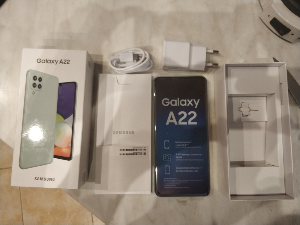 Смартфон Samsung Galaxy A22 Белый 128 ГБ | Цены и акции | Samsung