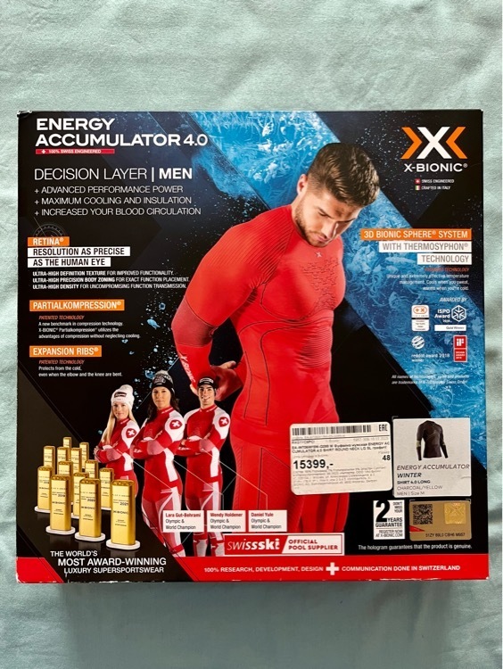 Термобелье верх мужское X-Bionic Energy Accumulator 4.0, отзывы покупателей, фото 1