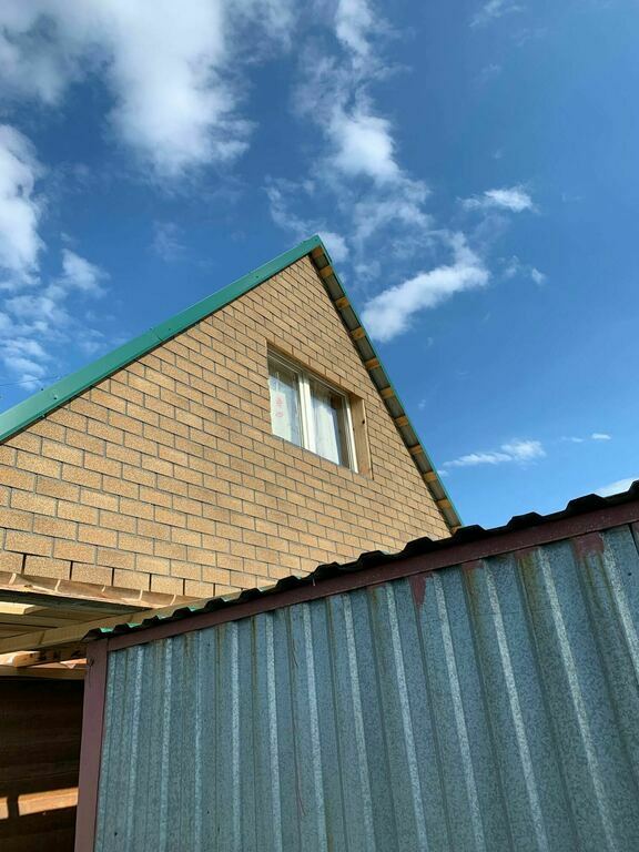 Панель фасадная гибкая Технониколь Hauberk 1000х250 мм кирпич песчаный ...