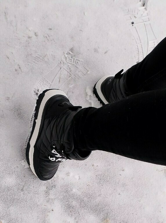 Кроссовки утепленные женские FILA Charge Puffy, отзывы покупателей, фото 4