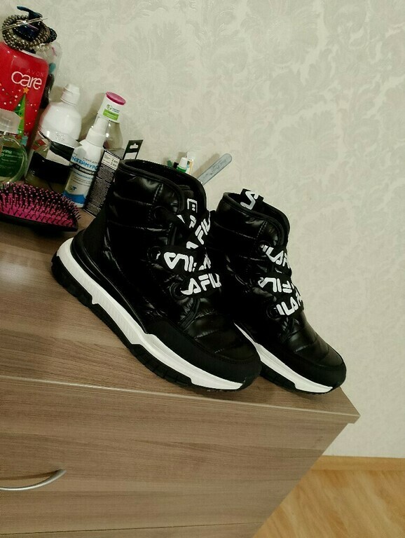 Кроссовки утепленные женские FILA Charge Puffy, отзывы покупателей, фото 5