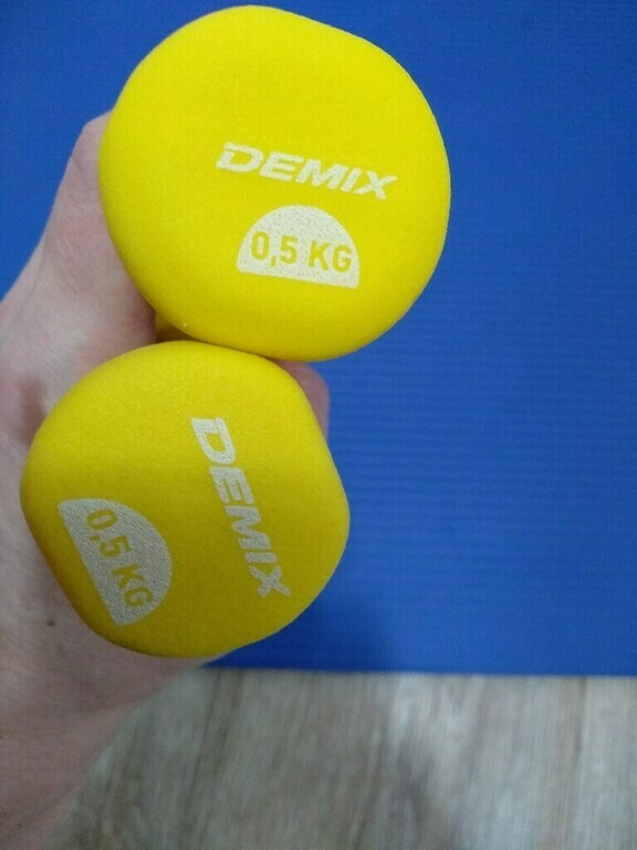 Гантель Demix, 0.5 кг, отзывы покупателей, фото 4