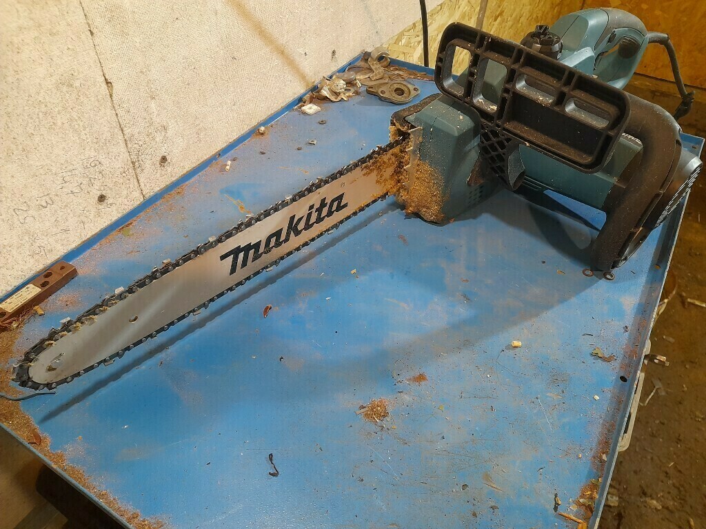 Пила цепная электрическая Makita UC4041A 1800 Вт 16" шаг 3/8" паз 1,3 ...