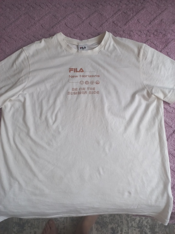 Футболка женская оверсайз FILA, отзывы покупателей, фото 1