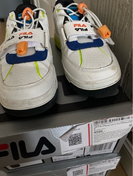 Кеды для мальчиков FILA Fil Teen V, отзывы покупателей, фото 1