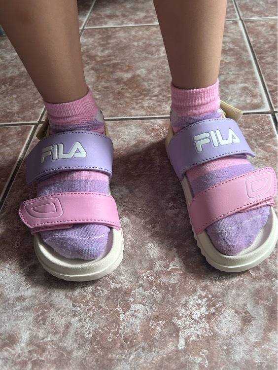 Сандалии для девочек FILA Tider, отзывы покупателей, фото 2