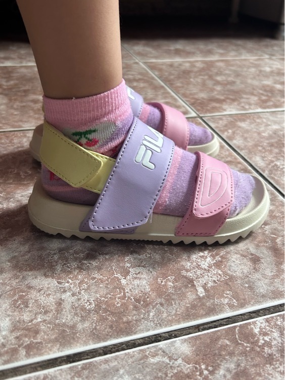 Сандалии для девочек FILA Tider, отзывы покупателей, фото 3