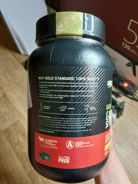 Протеин Optimum Nutrition Gold Standard Whey, 907 г, Банановый, отзывы покупателей, фото 6