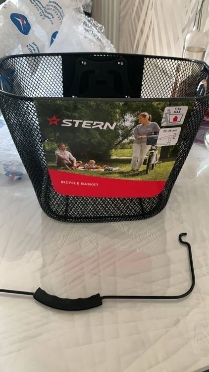 Велосипедная корзина Stern CB-1 bicycle basket, отзывы покупателей, фото 1