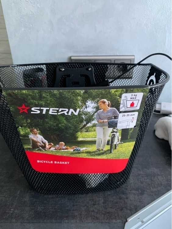 Велосипедная корзина Stern CB-1 bicycle basket, отзывы покупателей, фото 2