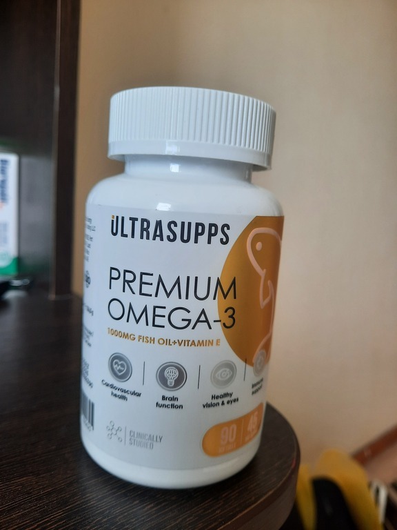 Омега-3 Ultrasupps, 90 капсул, отзывы покупателей, фото 1