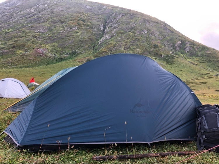 Палатка Naturehike Cloud Up Si 1-местная, алюминиевый каркас, сверхлегкая, синяя, отзывы покупателей, фото 1