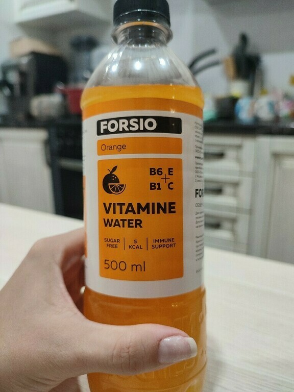 Витаминная вода Forsio "Апельсин", отзывы покупателей, фото 1