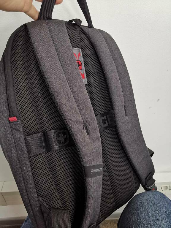 Рюкзак WENGER MX Light 16” серый 21 л, отзывы покупателей, фото 4