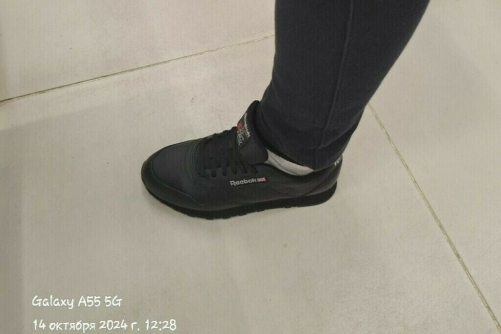 Кроссовки мужские Reebok Classic Leather, отзывы покупателей, фото 3
