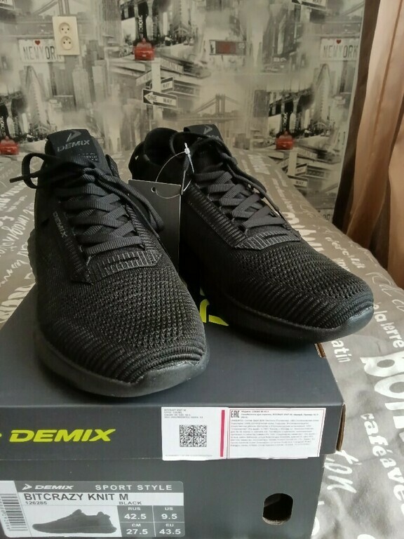 Кроссовки мужские Demix Bitcrazy Knit, отзывы покупателей, фото 4