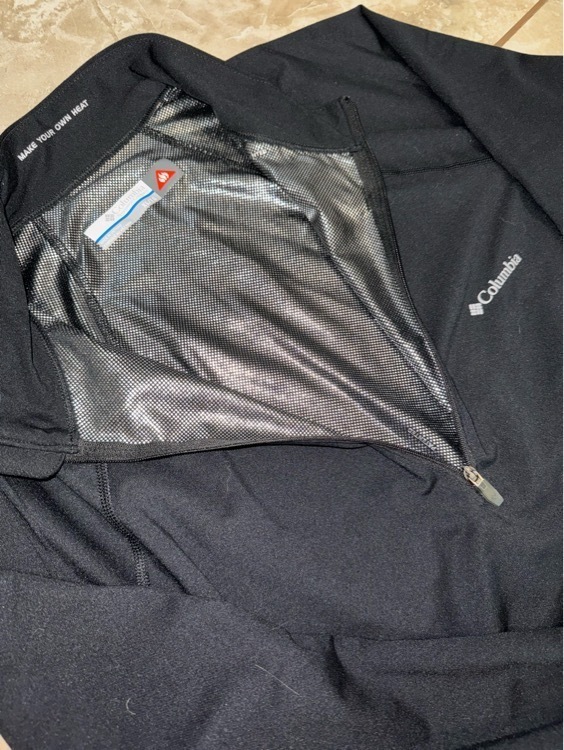 Термобелье верх мужское Columbia Midweight Stretch Long Sleeve Half Zip, отзывы покупателей, фото 2