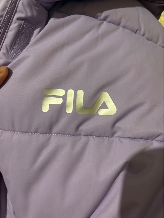 Пальто утепленное для девочек FILA, отзывы покупателей, фото 2