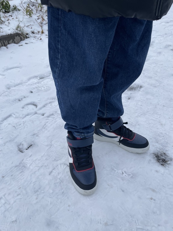 Кеды утепленные для мальчиков FILA High Fur, отзывы покупателей, фото 1