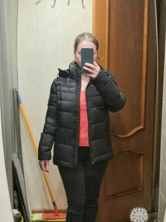Легкий пуховик женский FILA, отзывы покупателей, фото 6