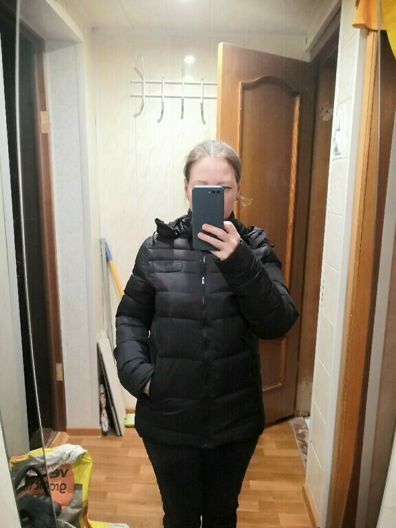 Легкий пуховик женский FILA, отзывы покупателей, фото 8
