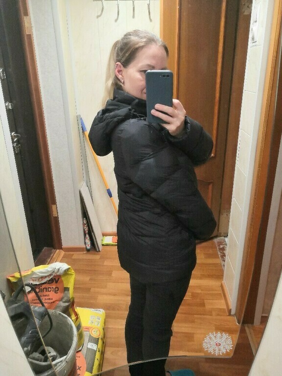 Легкий пуховик женский FILA, отзывы покупателей, фото 9