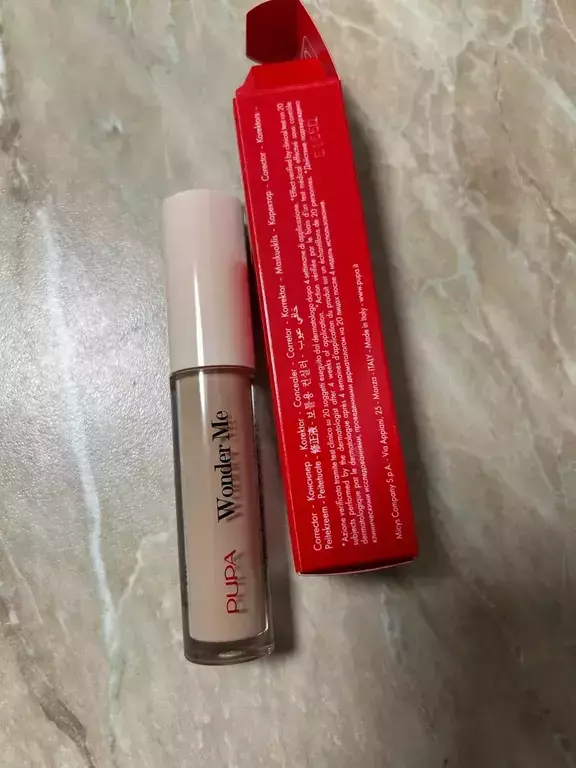 PUPA Wonder Me Fatigue Eraser Concealer – Farbe 010 Light Beige, 4,2 Ml, Gegen Augenringe & Tränensäcke
