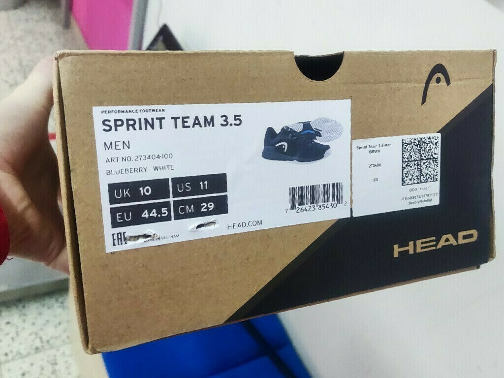 Кроссовки мужские для тенниса Head Sprint Team 3.5 Men, отзывы покупателей, фото 6
