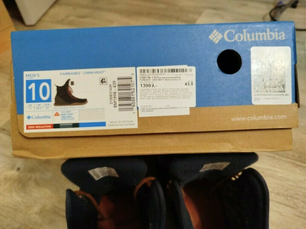 Ботинки утепленные мужские Columbia Fairbanks Omni-Heat, отзывы покупателей, фото 8