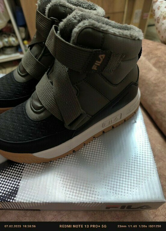 Ботинки утепленные для мальчиков FILA Fil Space Mid, отзывы покупателей, фото 5