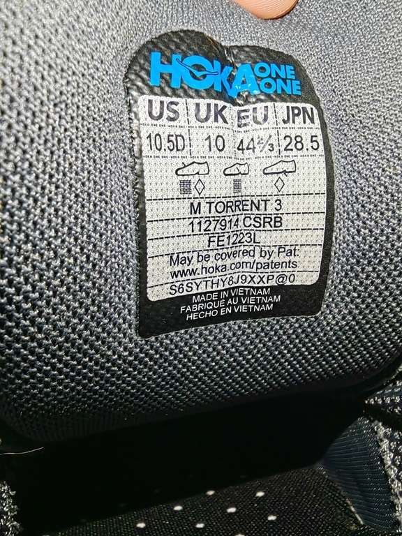 Кроссовки мужские Hoka One One Torrent 3, отзывы покупателей, фото 7