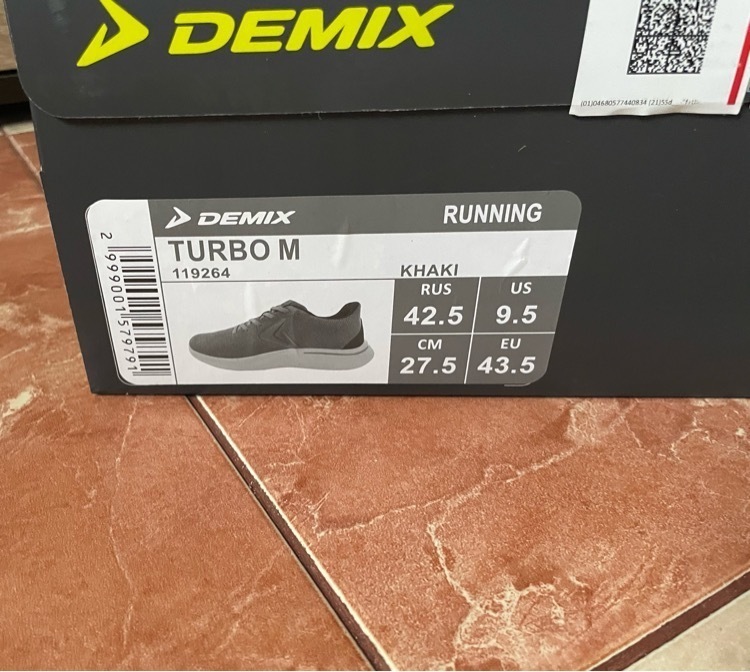 Кроссовки мужские Demix Turbo, отзывы покупателей, фото 2