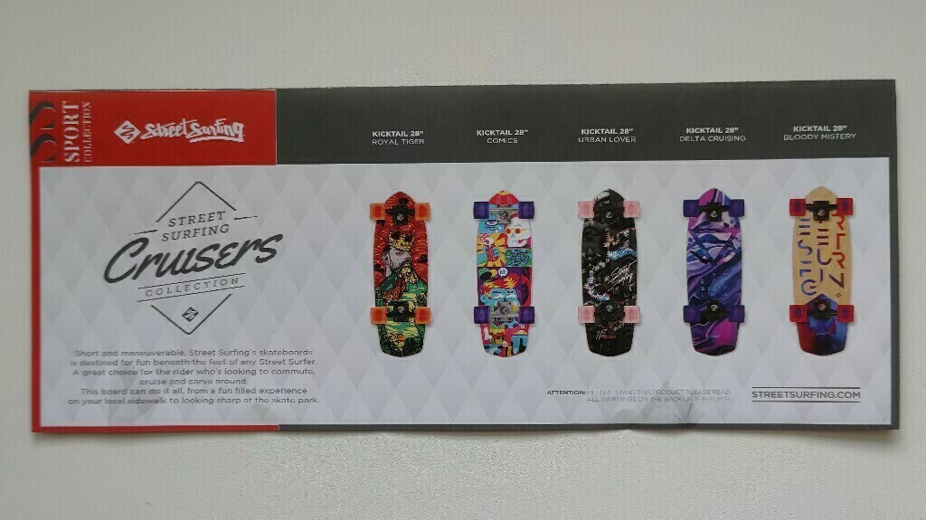 Круизер Street Surfing Cruiser Kicktail Urban Lover 28", отзывы покупателей, фото 2