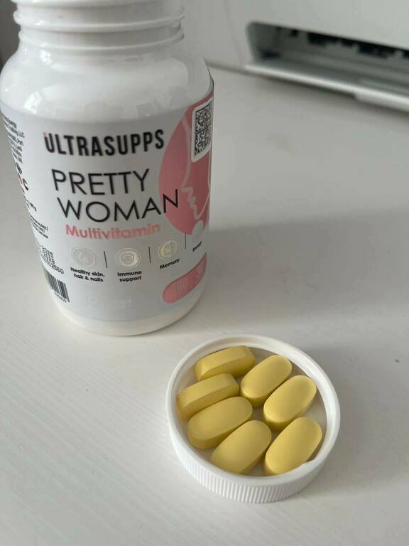Женский спортивный витаминно-минеральный комплекс ULTRASUPPS, 60 шт, отзывы покупателей, фото 2