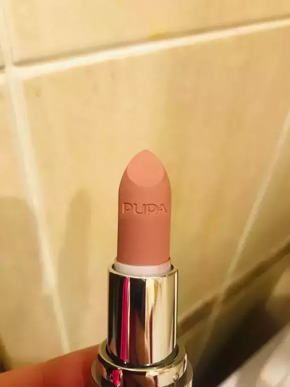 PUPA Milano I Am Matt Lippenstift – 014 Peachy Nude, 3,5 G, Hochpigmentiert & Komfortabel