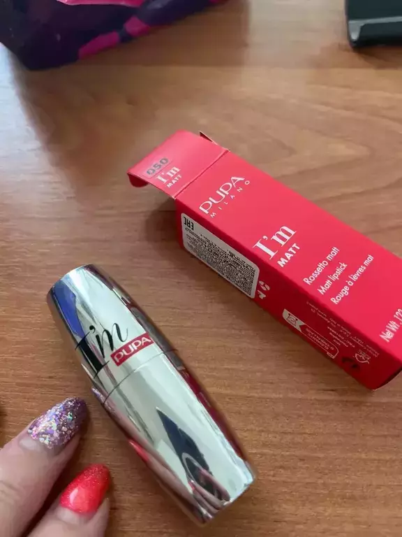 PUPA Milano Lippenstift – I Am Matt Pure Color – 014 Peachy Nude, 3,5 G – Hochpigmentiert & Langanhaltend