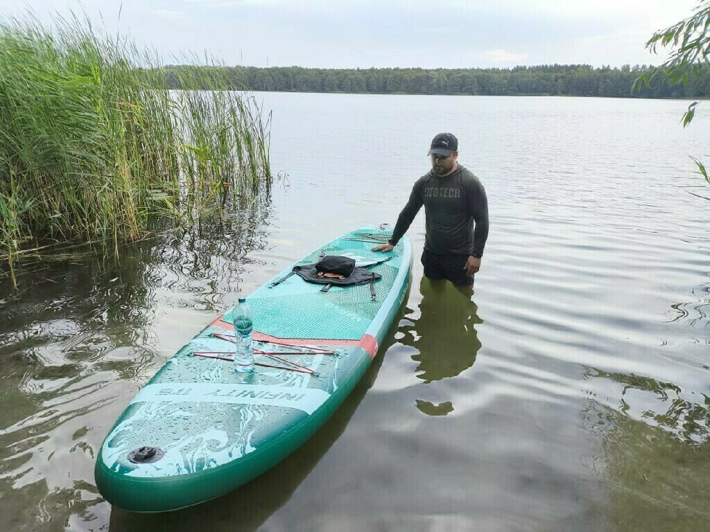 Надувная двухслойная SUP-доска MARIVA Infinity BLOSSOM PRO, 11'6" 351*89*15 см, сапборд, отзывы покупателей, фото 1