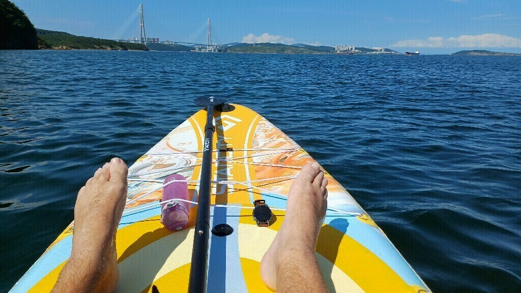 Двухслойная надувная SUP-доска STARCITY OceanHeart GREEN, 11'6" 351*86*15 см, отзывы покупателей, фото 1