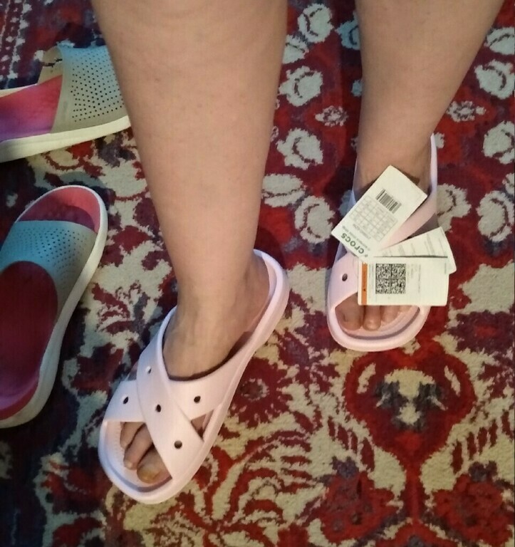 Шлепанцы женские Crocs Cl Womens Cross Strap, отзывы покупателей, фото 1