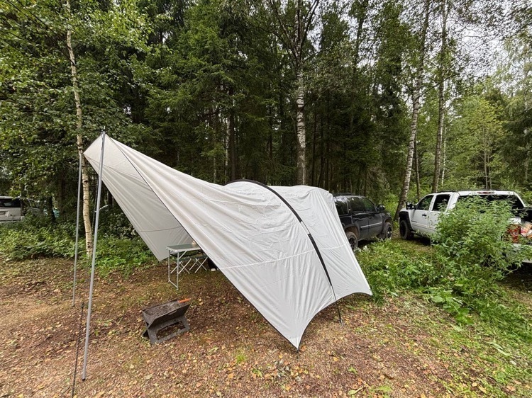 Автомобильный тент Talberg MAKHAON TENT SAHARA, серый, отзывы покупателей, фото 1