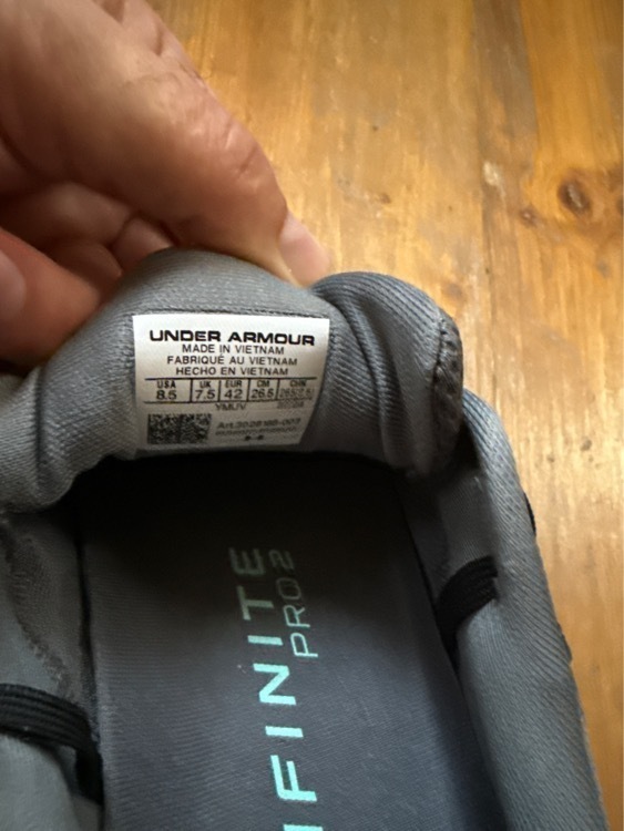 Кроссовки мужские Under Armour Infinite Pro 2, отзывы покупателей, фото 5